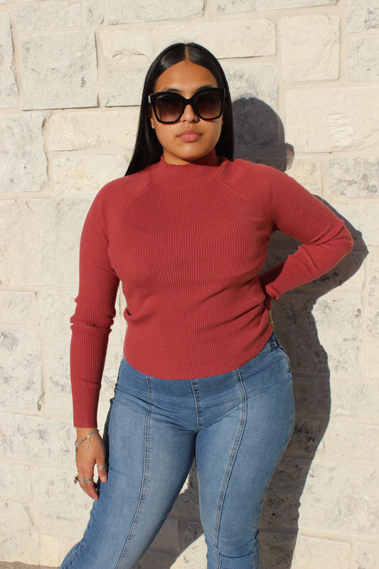 Posh Twist Back Sweater